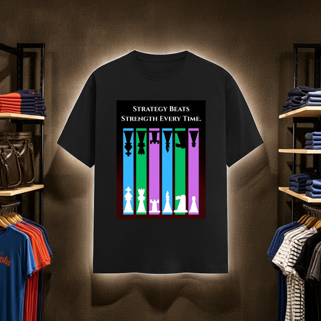 Strategy Vs Strenth Chess T-shirt